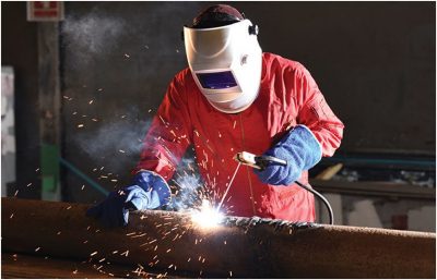 get rid of welding fumes